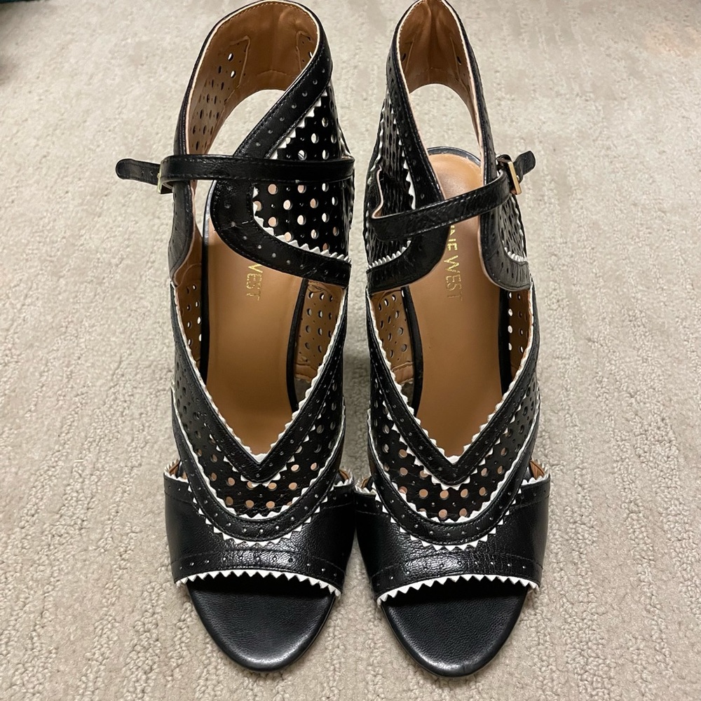 Nine West Heels Shoes Sandals 6.5 6 1/2